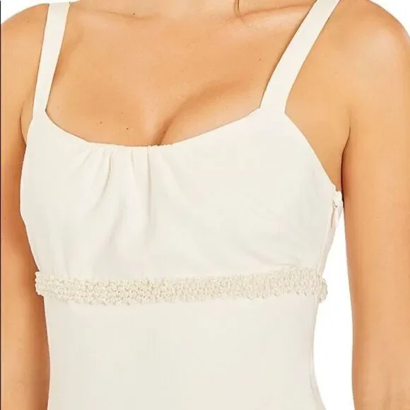Revolve X Likely Lane Beaded Dress Size 4 Ivory -  threedaughtersproperties.com